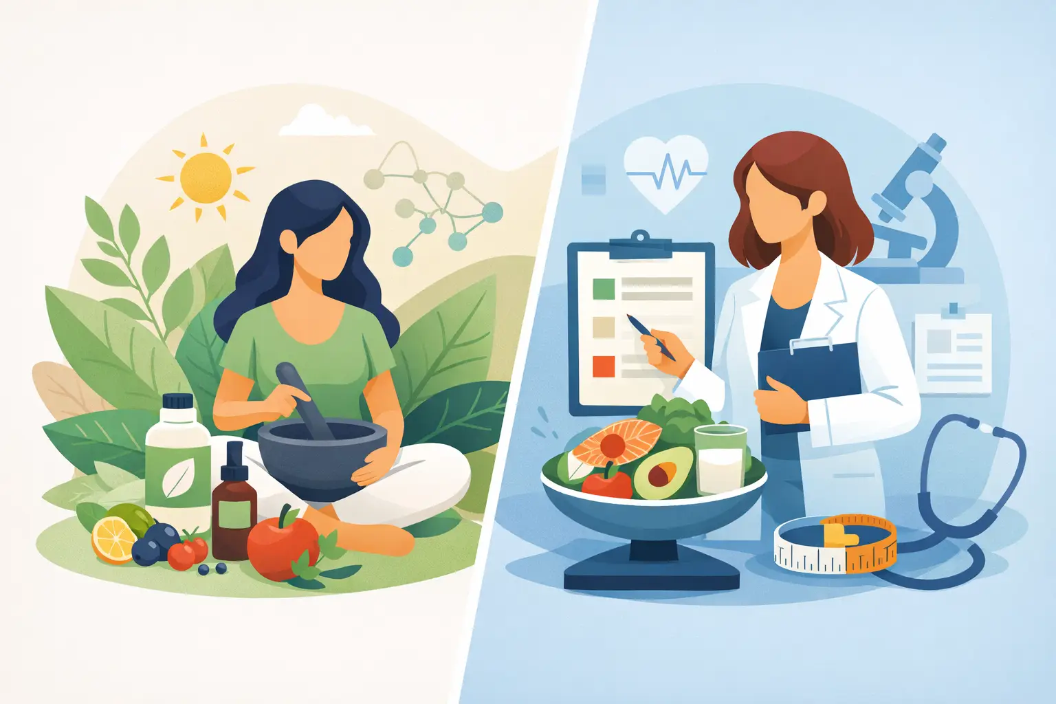 Naturopathic Nutrition vs Dietitian Support