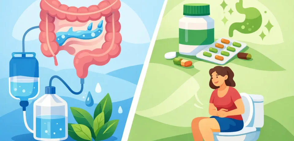 Colonic Irrigation vs Laxatives Benefits Explained